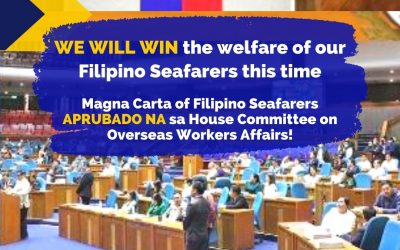 MARINO: We will win the welfare of our Pinoy seafarers this time